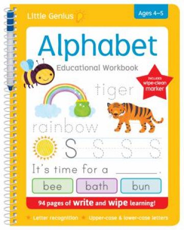 Little Genius Write & Wipe Workbooks: Alphabet by Various