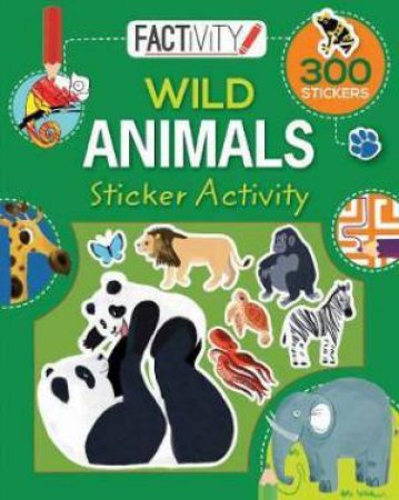 Factivity Balloon Sticker Activity Book Wild Animals