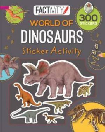 Factivity Balloon Sticker Activity Book Dinosaurs