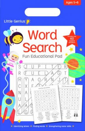 Little Genius Fun Educational Pad: Word Search by Various