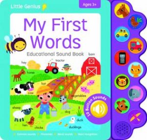 Little Genius Educational Sound Book: My First Words by Various