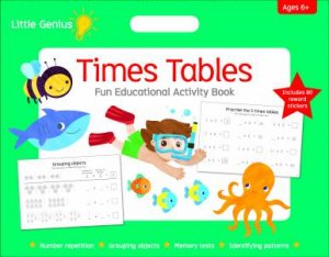 Little Genius Fun Educational Activity Book: Times Table