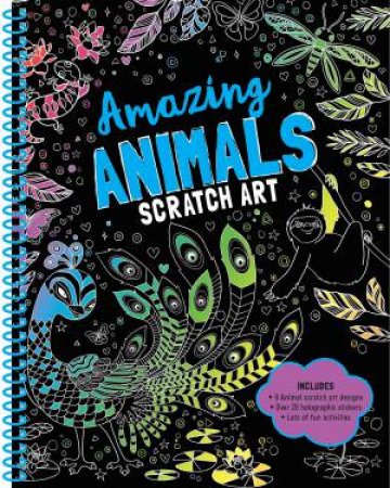 Scratch Art - Amazing Animals by Lake Press