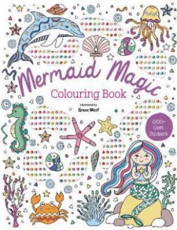 Gem Art Colouring Book - Mermaid Magic by Various
