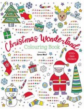 Gem Sticker Colouring Book  Christmas Wonderland