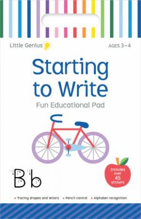 Little Genius Vol. 2 - Small Activity Pad - Starting To Write by Lake Press