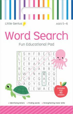 Little Genius Vol. 2 - Small Activity Pad - Word Search by Lake Press