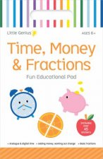 Little Genius Vol 2  Small Activity Pad  Time Money    Fractions