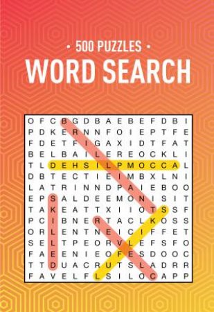 500 Puzzles Book: Word Search by Various