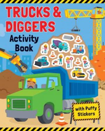 Trucks & Diggers - Puffy Sticker Book by Lake Press