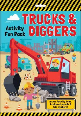 Trucks & Diggers - Activity Fun Pack by Lake Press