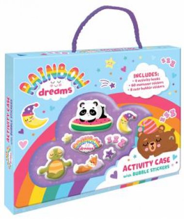 Rainbow Dreams - Bubble Sticker Activity Case by Lake Press