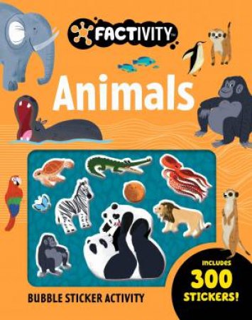 Factivity Animals Bubble Stickers by Lake Press