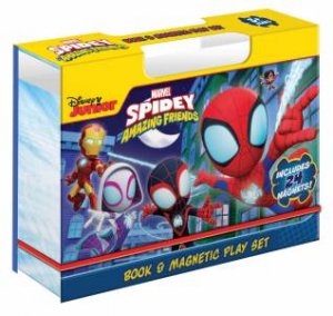 Spidey and His Amazing Friends - Book & Magnetic Play Set by Lake Press