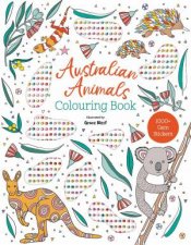 Gem Sticker Colouring Book  Australian Animals