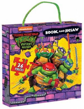 TMNT Mutant Mayhem - Book & Jigsaw by Lake Press