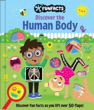 FunFacts - Lift the Flap Board Book - Discover the Human Bod y by Lake Press