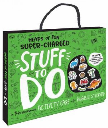 Heaps of Fun Super-Charged Stuff to Do - Bubble Sticker Activity Case by Lake Press