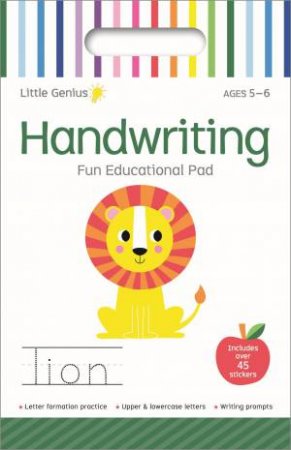 Little Genius Vol. 2 - Small Activity Pad - Handwriting by Lake Press