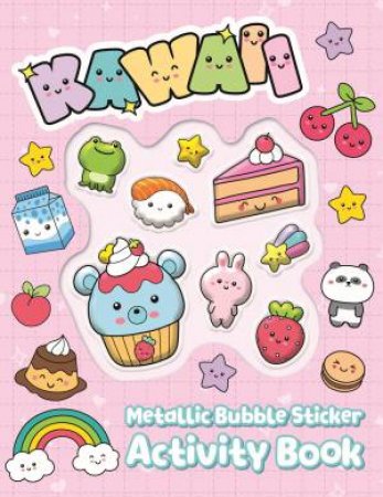 Metallic Bubble Sticker Book - Kawaii by Lake Press