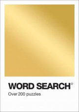 Colour Block Puzzle Book  Word Search  Gold
