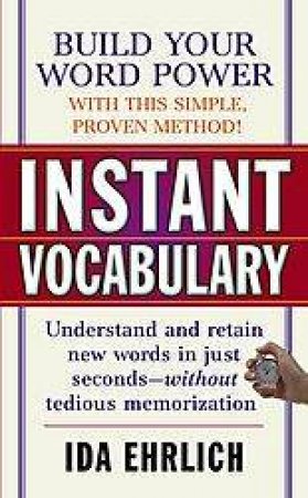 Instant Vocabulary by Ehrlich