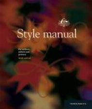 Style Manual For Authors Editors And Printers 6th Ed
