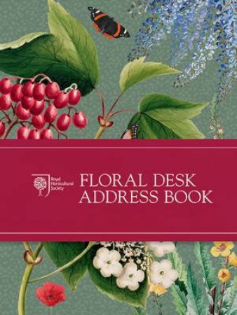 RHS Floral Desk Address Book by Royal Horticultural Society