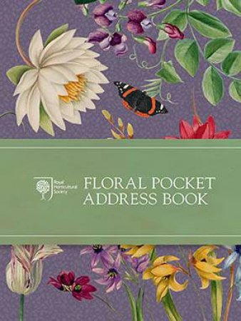 RHS Floral Pocket Address Book by Royal Horticultural Society