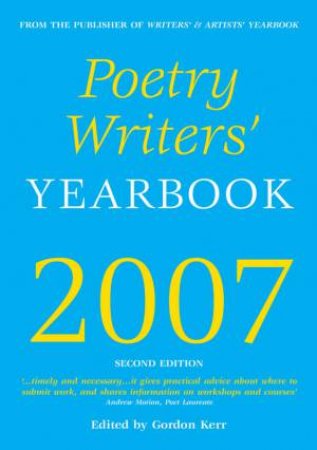 Poetry Writers' Yearbook 2007 by Kerr Gordon