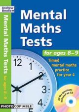 Mental Maths Tests For Ages 89  Book  CD