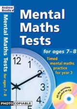 Mental Maths Tests For  Ages 78  Book  CD