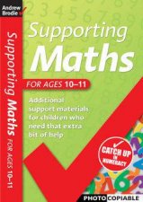 Supporting Maths For Ages 1011