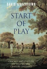 Start Of Play Cricket  Culture In 18th Century England