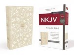 NKJV Thinline Bible Red Letter Edition WhiteTan
