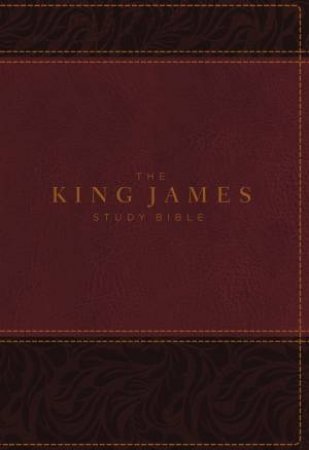 The King James Study Bible, Indexed, Full-Color Edition [Burgundy] by Thomas Nelson