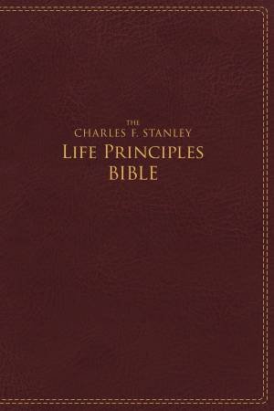 NIV The Charles F. Stanley Life Principles Bible [Indexed, Burgundy] by Charles Stanley