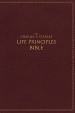 NIV The Charles F Stanley Life Principles Bible Burgundy