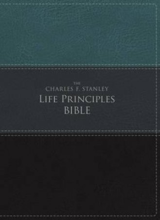 NIV The Charles F. Stanley Life Principles Bible [Green/Black] by Charles Stanley
