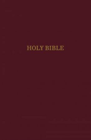KJV, Pew Bible, Red Letter Edition [Burgundy] by Zondervan