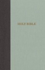 KJV Thinline Bible Large Print Cloth Over Board Red Letter Edition GrayMint