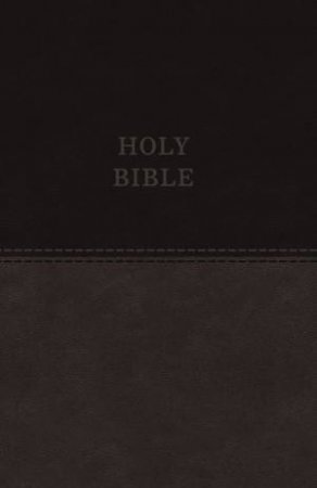 KJV, Value Thinline Bible, Large Print, Red Letter Edition [Charcoal] by Zondervan