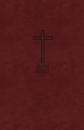 KJV Value Thinline Bible, Large Print, Red Letter Edition [Burgundy] by Zondervan