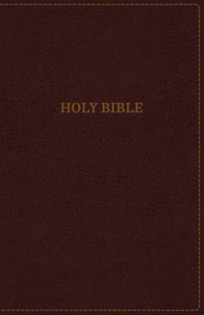 KJV Thinline Bible, Large Print, Red Letter Edition [Burgundy] by Zondervan