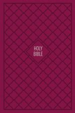 KJV Thinline Bible Standard Print Cloth Over Board Red Letter EditionPink