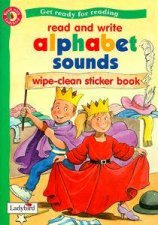 Alphabet Sounds Read  Write WipeClean Sticker Book