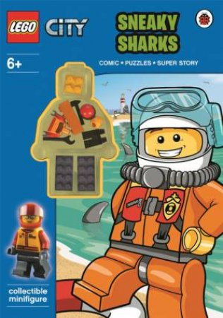 LEGO City: Sneaky Sharks: Activity Book with Minifigure by Various 