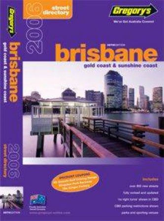Gregory's: Brisbane 2006 Street Directory - 38 ed by Unknown