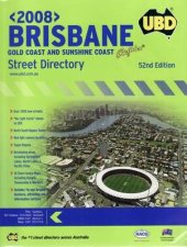 UBD Brisbane 2008 Refidex  52 ed With Car Sunvisor