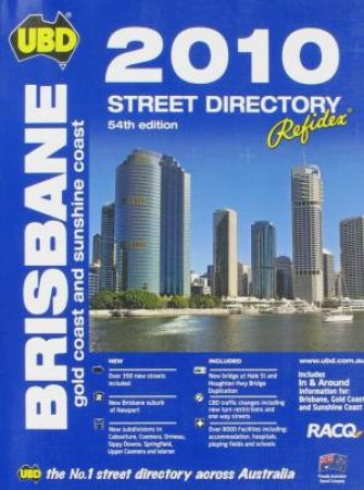 UBD Brisbane Refidex 2010 - 54 ed by Various